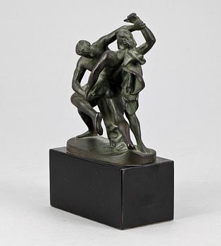 JOHAN PETER MOLIN, efter, skulptur, brons. 1900-talets första hälft. Gjutarstämplar Otto Meyers eftr.