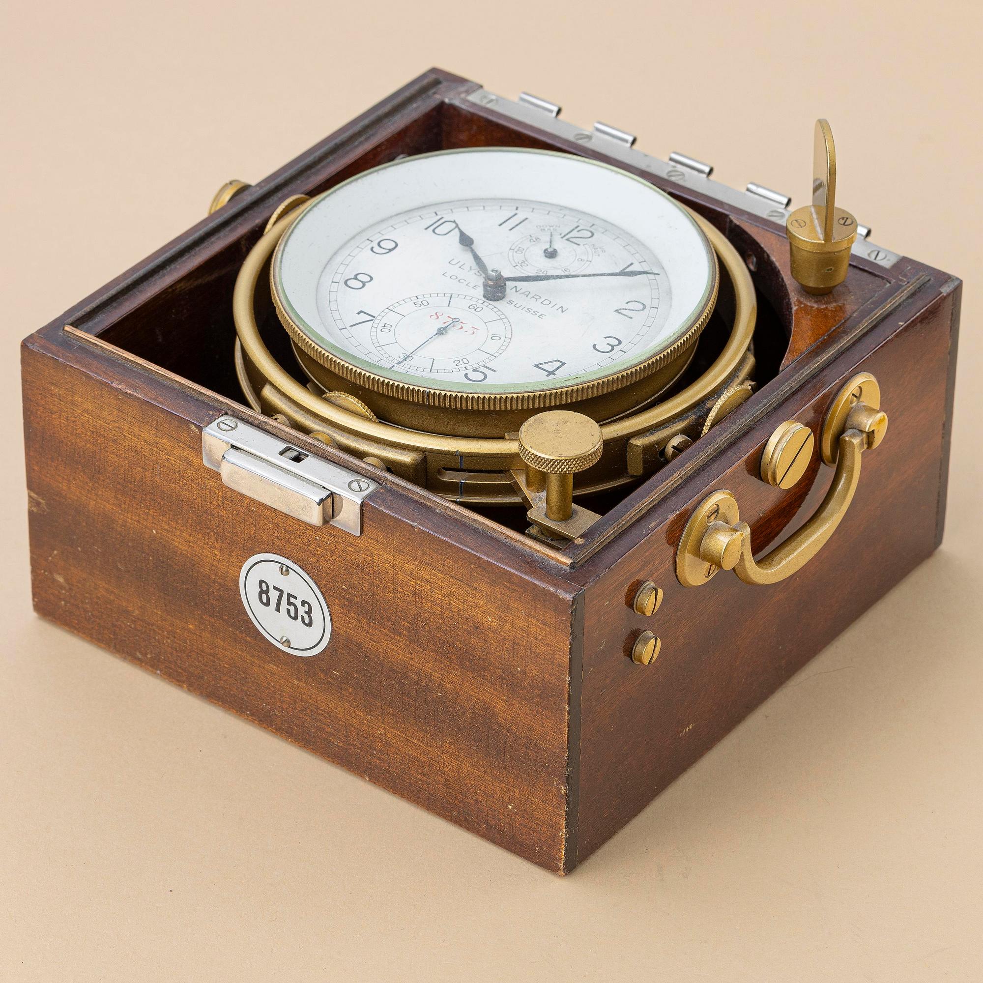 Ulysse Nardin, marine chronometer, ca 1950.