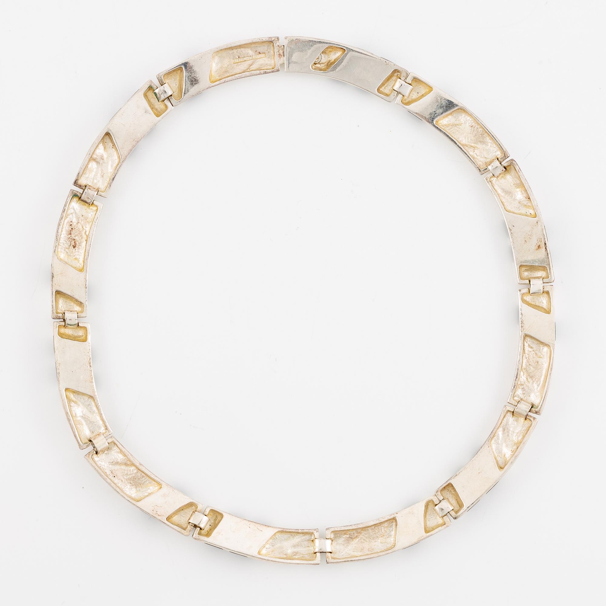 Lapponia, necklace silver and wood.