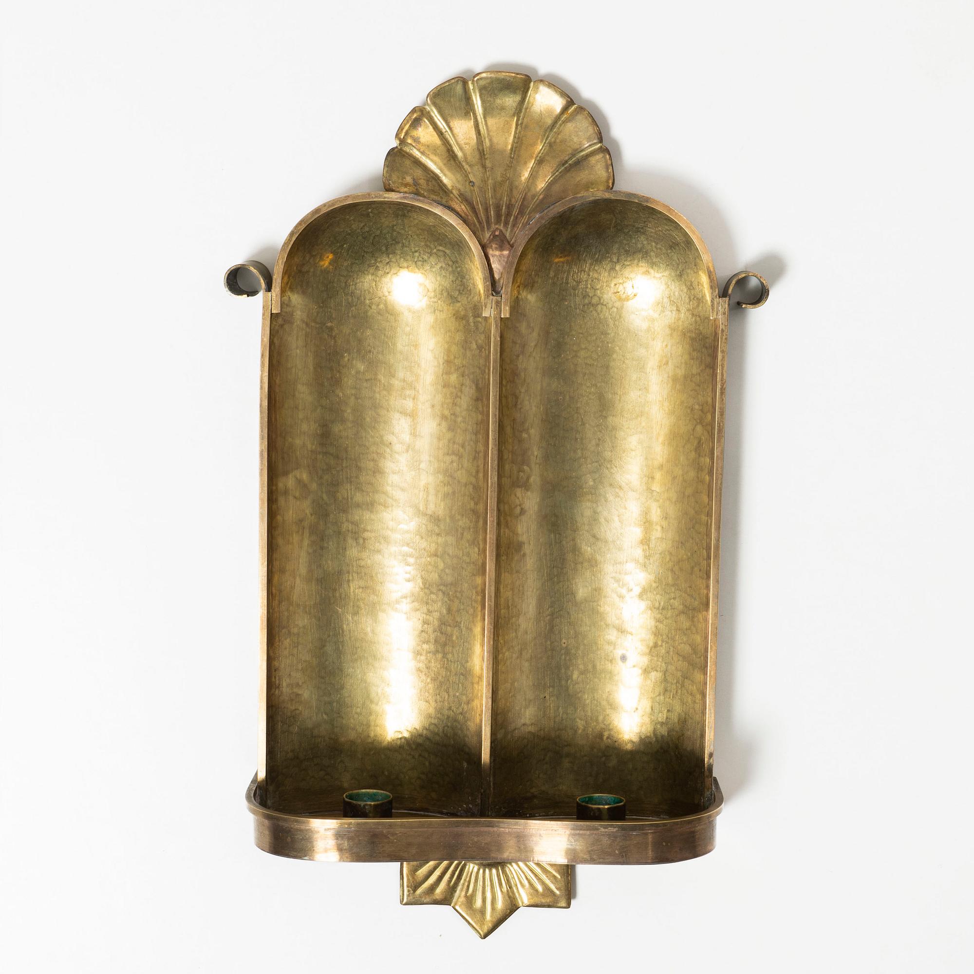 Ellen Kajerdt, wall sconce, first half of the 20th century.