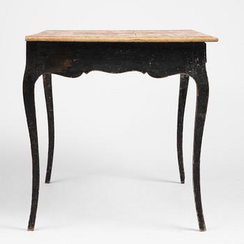 A Swedish rococo desk, Stockholm, later part 18th century.