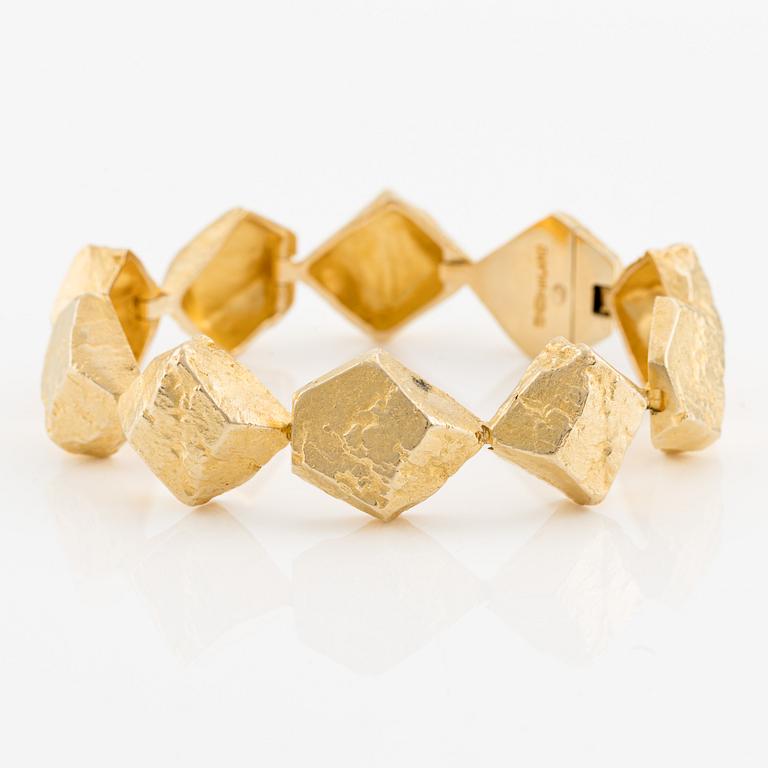Björn Weckström, a bracelet, 18K gold, "Lapland's Stones", Lapponia, Finland.