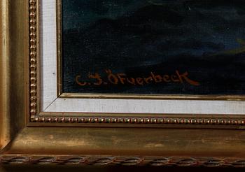 ÖFVERBECK, CARL IVAR, olja på duk. Sign.