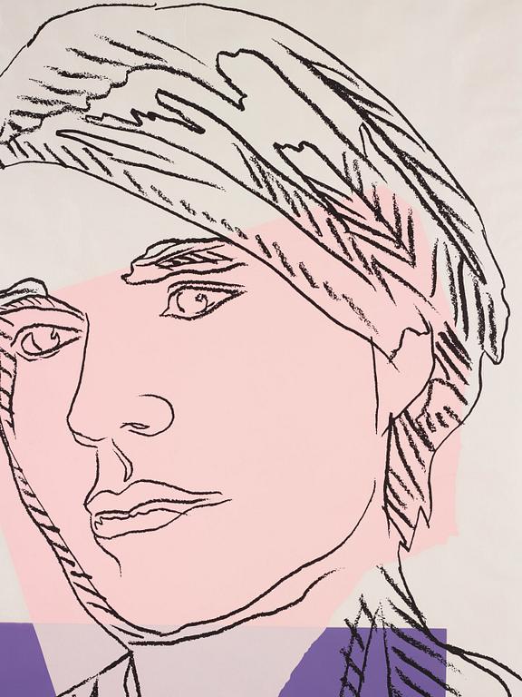 Andy Warhol, "Self-portrait".