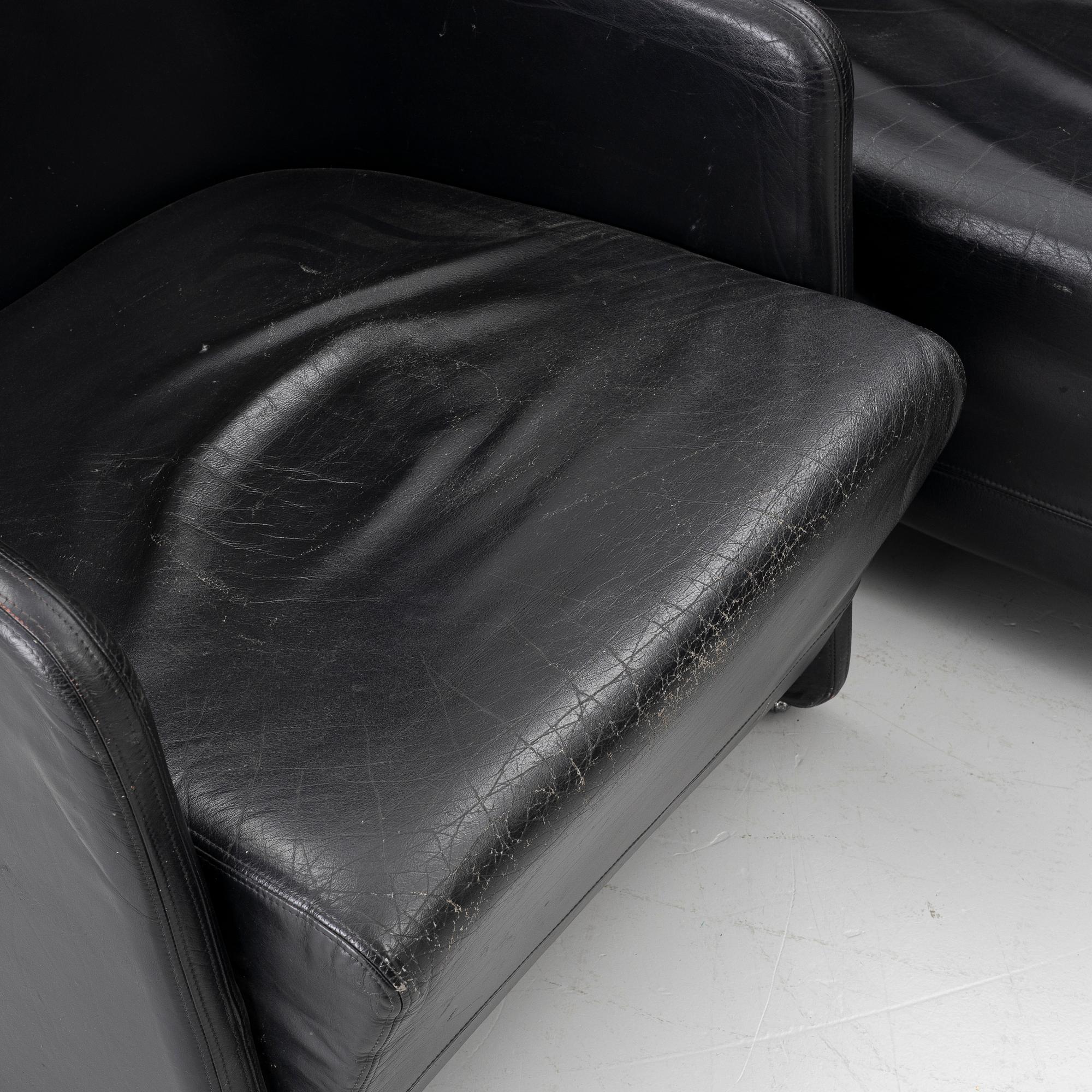 Börge Lindau, Armchairs, a pair, "Solo XL", late 20th century.