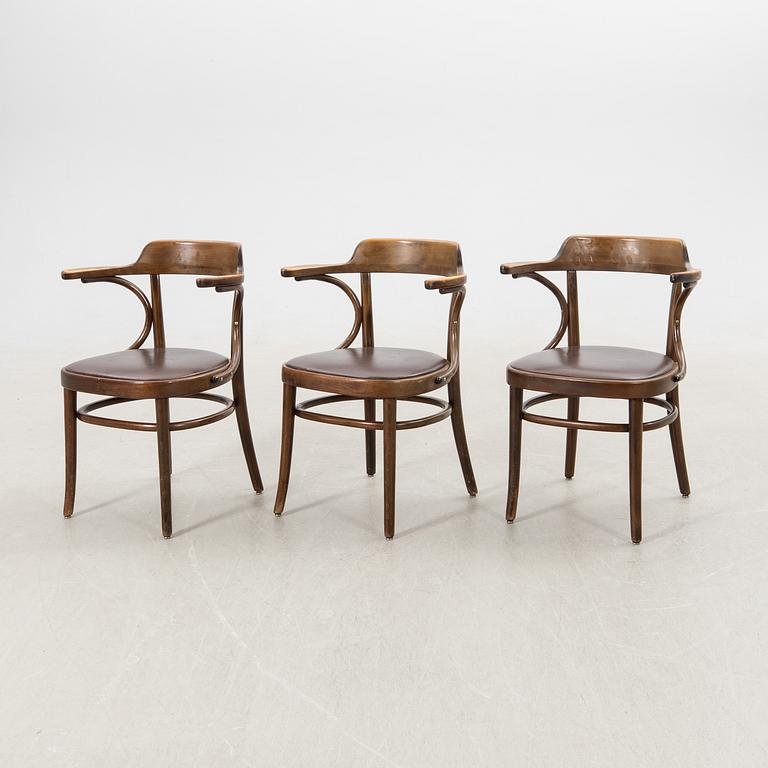 Armchairs 5 pcs Gemla late 20th century.