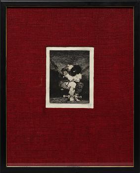 Francisco Goya Y Lucientes · FRANCISCO GOYA Y LUCIENTES, efter, etsning.