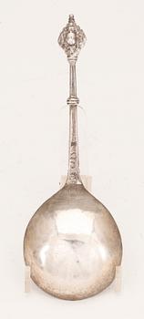 SUPSKED, silver, otydlig mästarstämpel, Stockholm 1705. Vikt ca 41 gram.