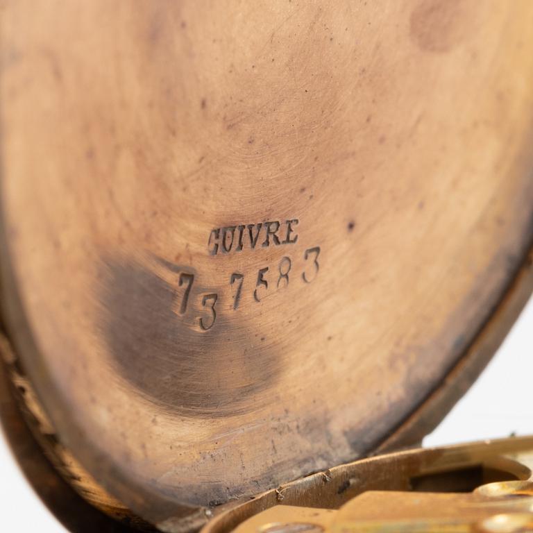 Longines, fickur, 18K guld, 39 mm.