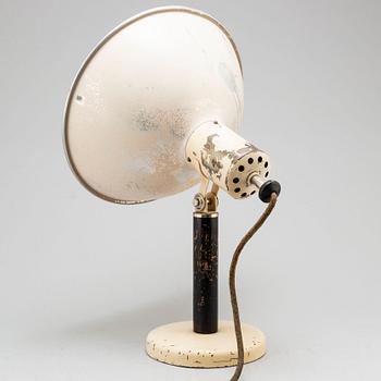 A 1930s table light.