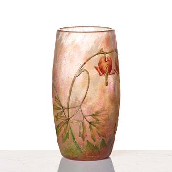Daum Frères, an Art Nouveau cameo glass vase, Nancy, France, ca 1900.