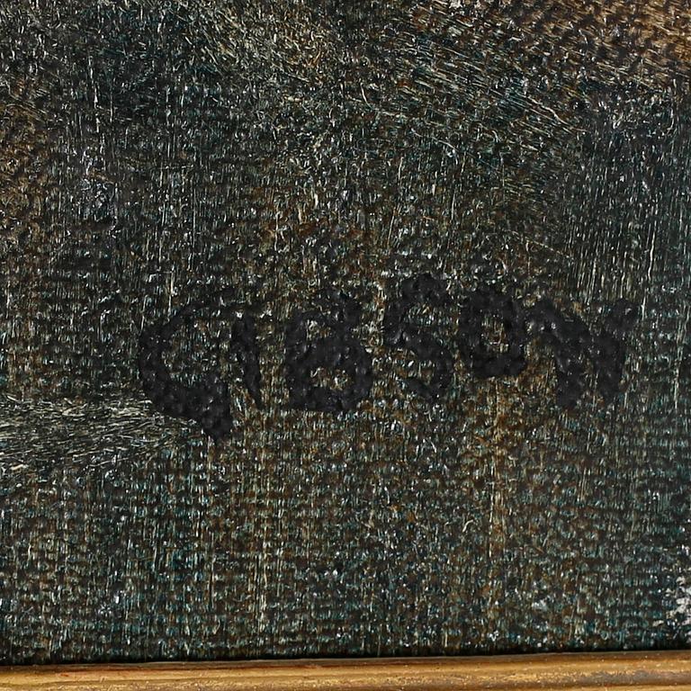 WILLIAM GIBSON, oil, canvas,