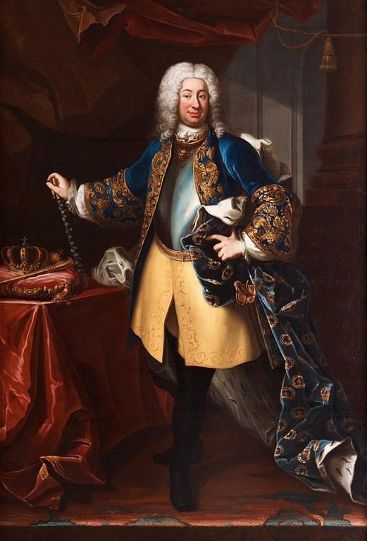 Martin Mijtens d.y (van Meytens), "King Fredrik I" (1676-1751).