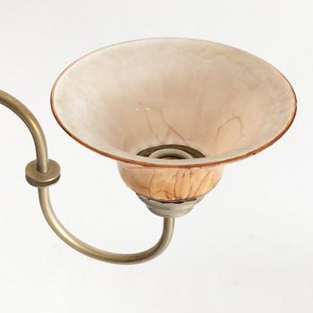 Harald Notini, a ceiling lamp model "6317", Swedish Grace, Arvid Böhlmarks Lampfabrik, Stockholm, 1920s.