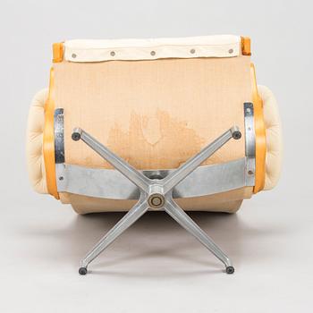 Bruno Mathsson, a 'Pernilla Roto' armchair, DUX, second half of the 20th century.