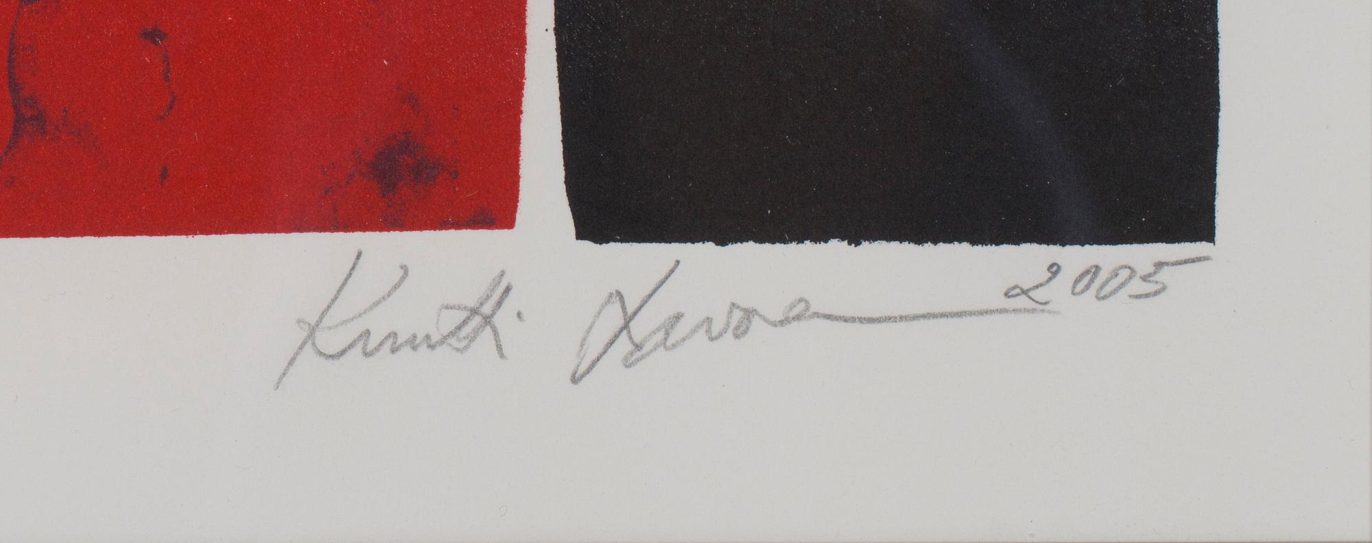 KUUTTI LAVONEN, litografi, sign. o dat. 2005, numr. 15/75.