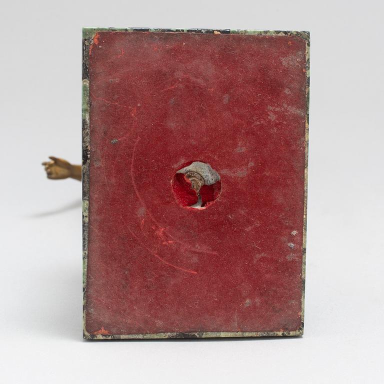 OTTO SCHEER, After. Sculpture, bronze, signed.