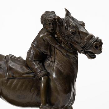 Berndorf, boy on horseback.