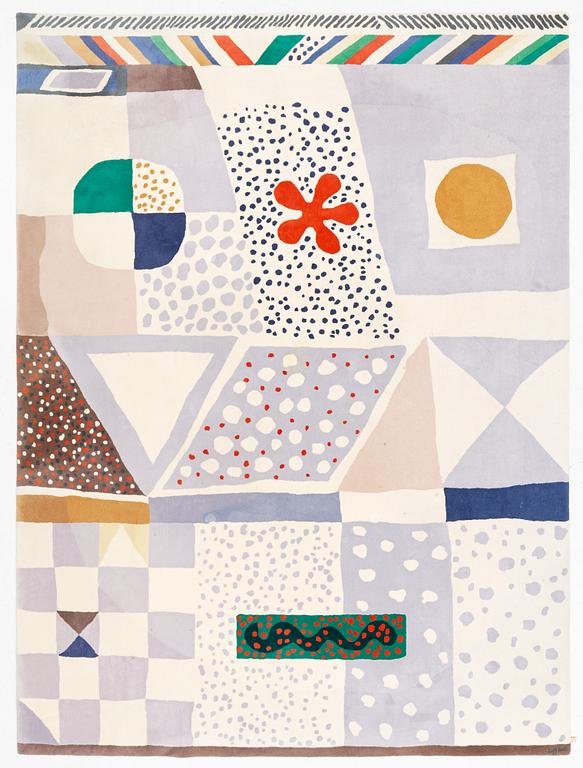 Josef Frank, matta, "Matta nr 1", handtuftad, Svenskt Tenn och Kasthall, ca 395 x 295 cm.