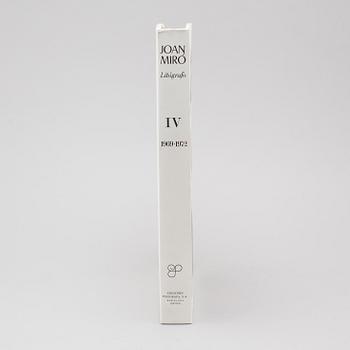 A book, "Joan Miró, Lithografo IV, 1969-1972", 1982.