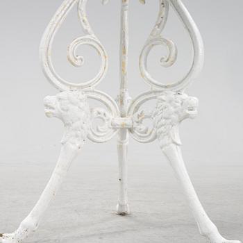 Cafébord, 1900-tal.