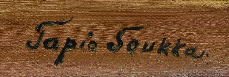 TAPIO SOUKKA, oil on canvas, signed.