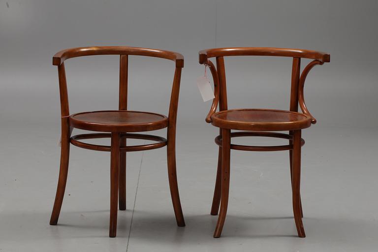 CAFÉSTOLAR, 2 st, Thonet, 1900-talets första hälft.