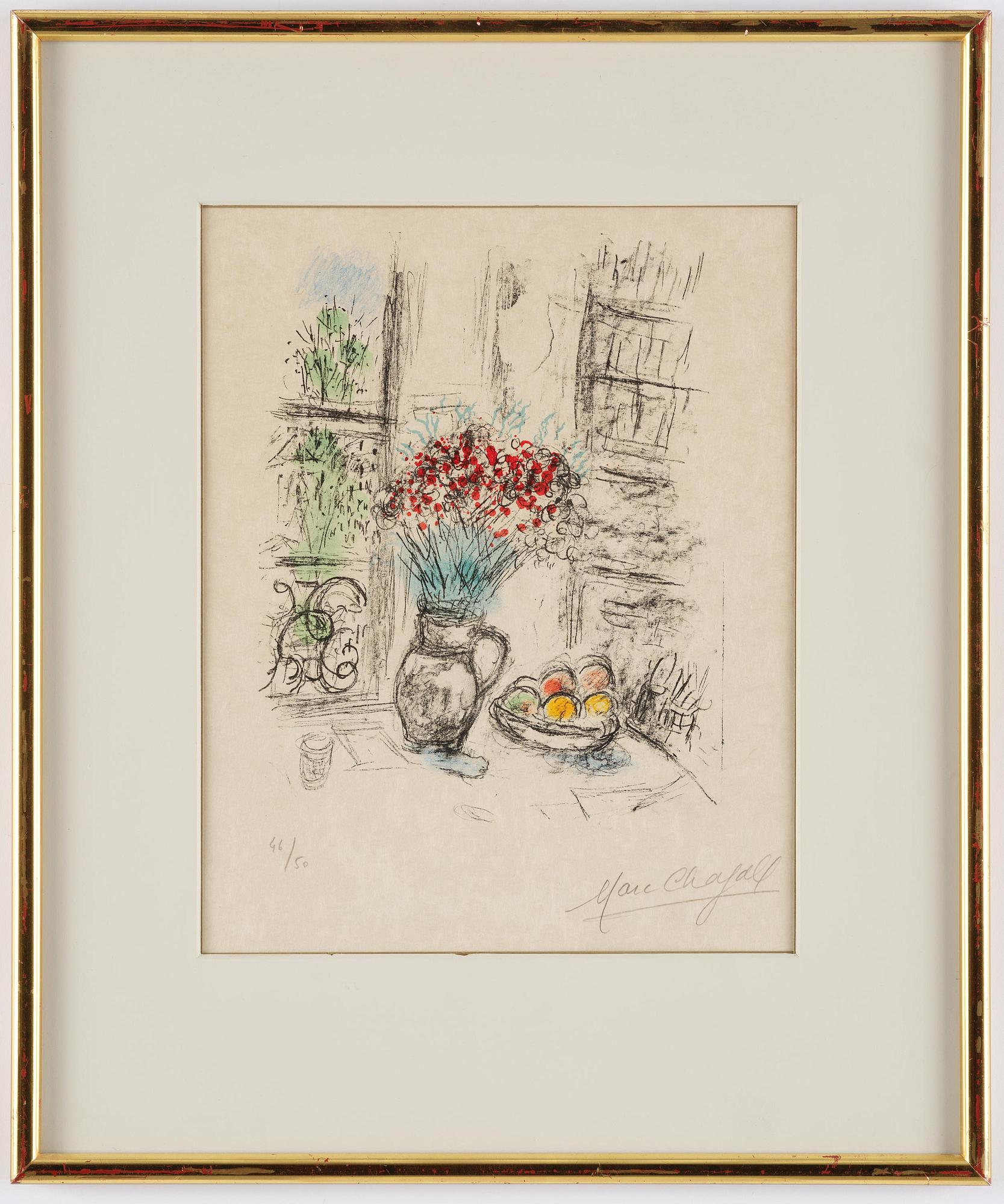 Marc Chagall, "Les Roses pompons".