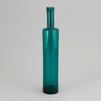 Nanny Still, a glass bottle, signed Riihimäen Lasi O.Y Nanny Still.