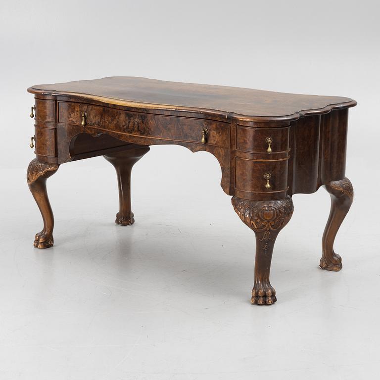 A Chippendale-style desk from Lysbeg & Hansén, Denmark, first half of the 20th century, around 1900.