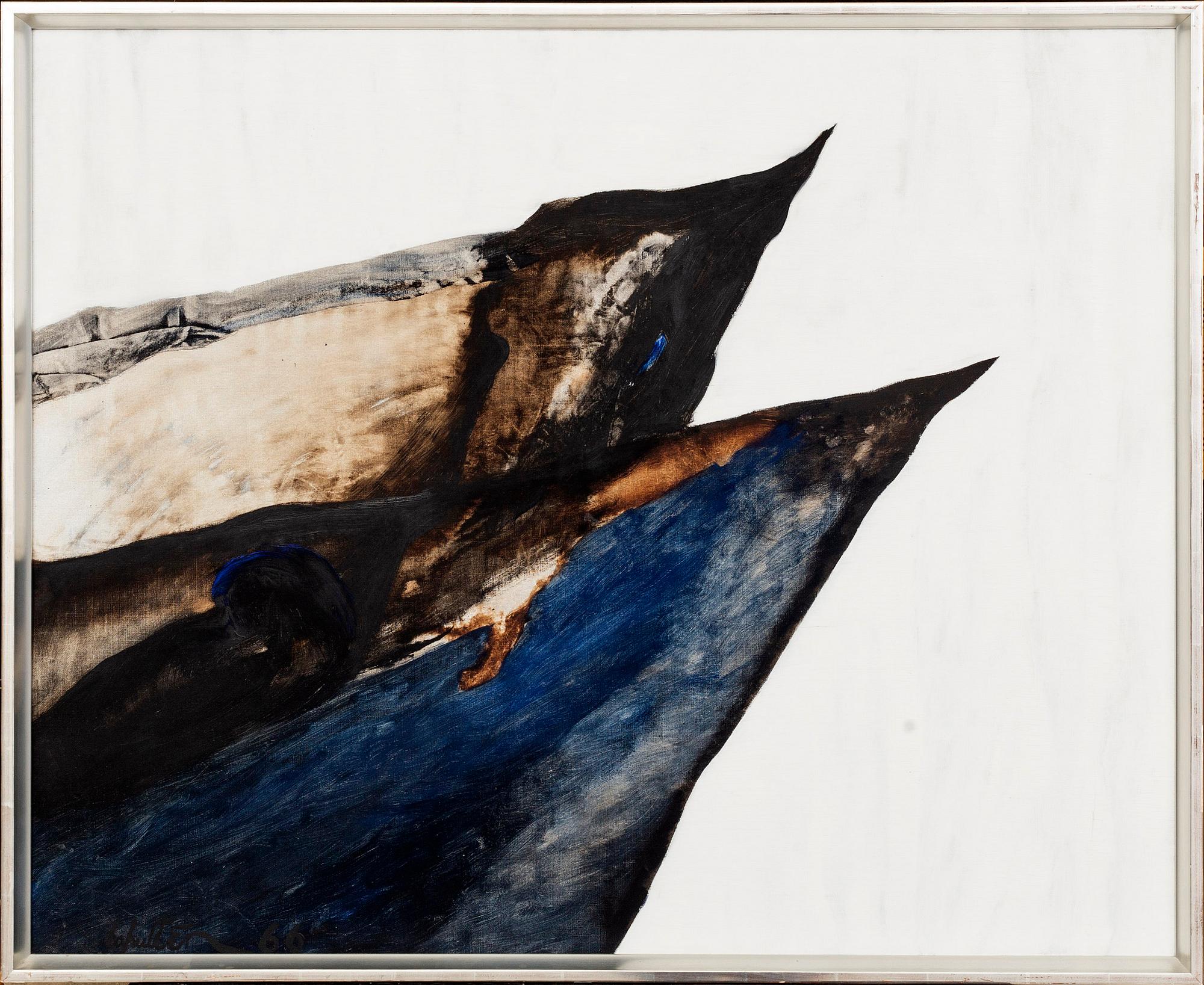 BO HULTÉN, olja på duk, signerad och daterad 66.