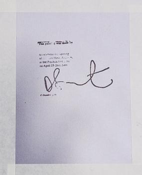 Damien Hirst, "Untitled (Heart Spin Painting)".