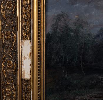 Erik Abrahamsson, Rowing trip at dusk.