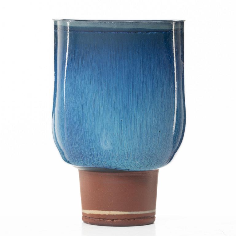 Wilhelm Kåge, a 'Farsta' stoneware vase, Gustavsbergs stduio 1958.