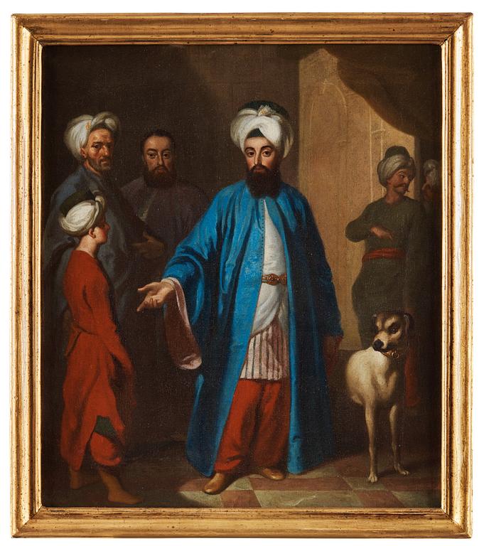 Georg Engelhard Schröder, "Mehmet Efendi med uppvaktning".