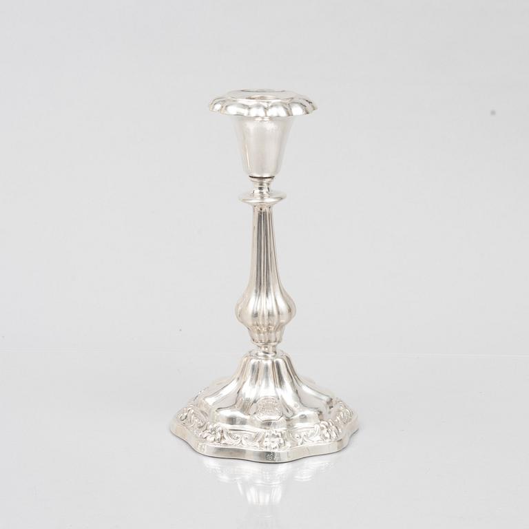 An Austrian silver candlestick, second half of the 20th Century.