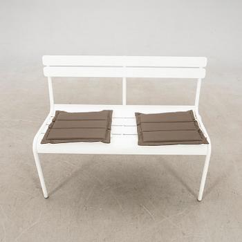 Frédéric Sofia, garden sofa, "Luxembourg" for Fermob 21st century.