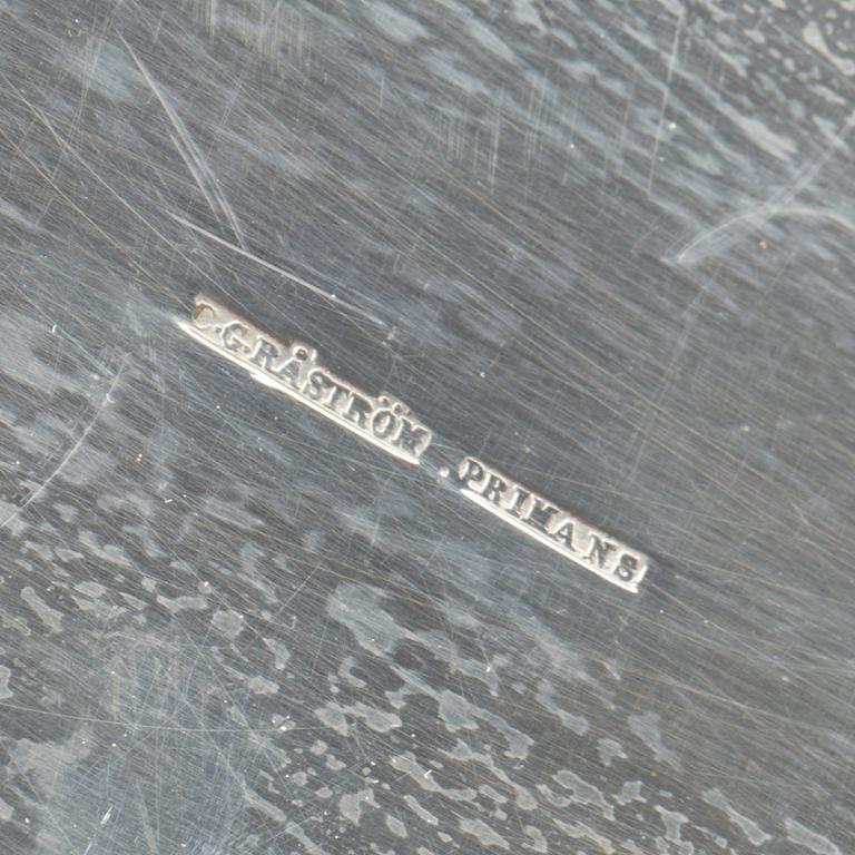 KAROTTER, 2 st, nysilver. C G Rågström, Stockholm.