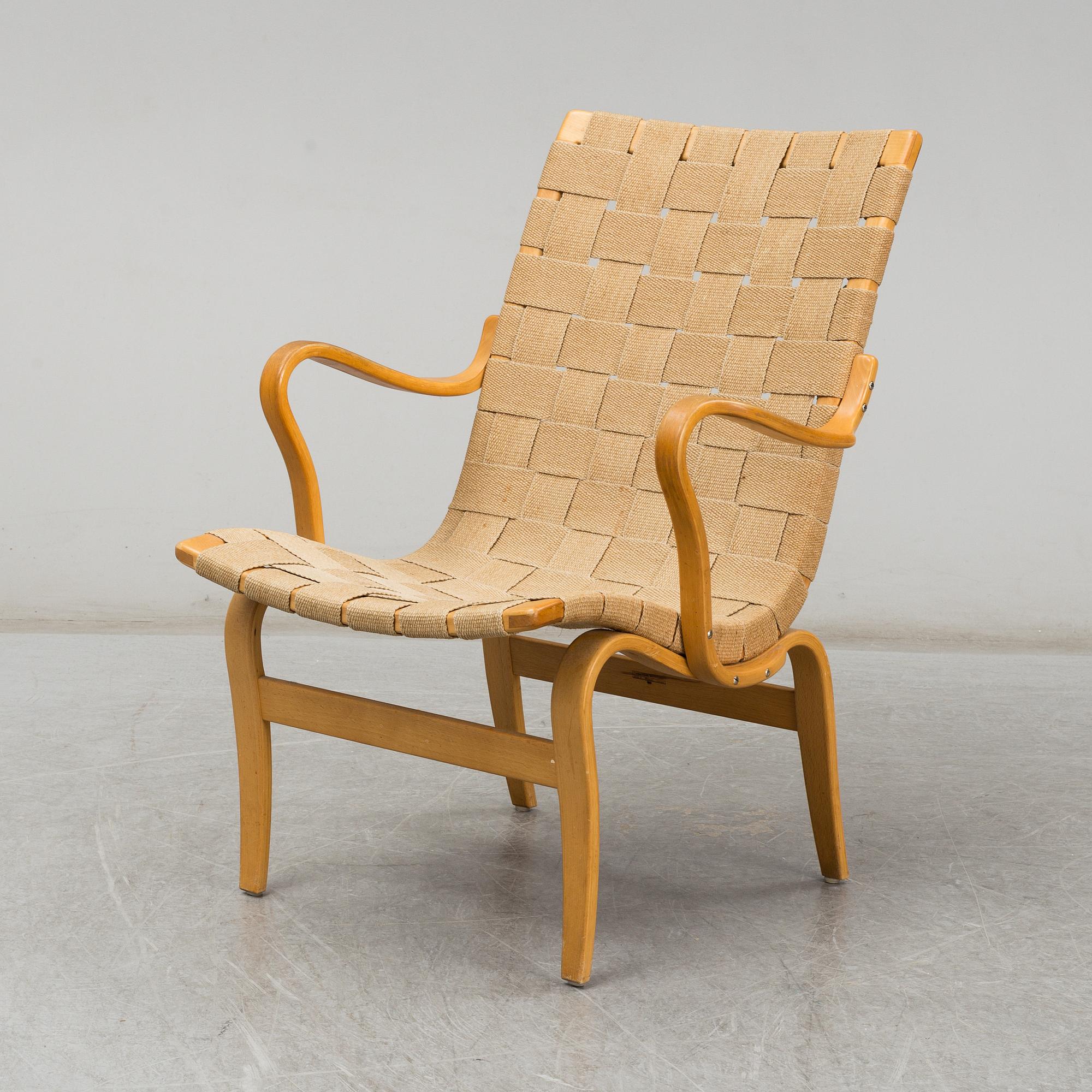 BRUNO MATHSSON, an 'Eva' armchair, Firma Karl Mathsson.