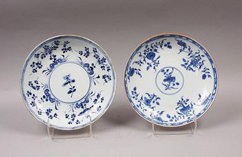 SKÅLFAT, 2 st, porslin, Kina, Qianlong 1736-95.
