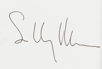 Näyttelyjuliste, Sally Mann, signeerattu, 1996.