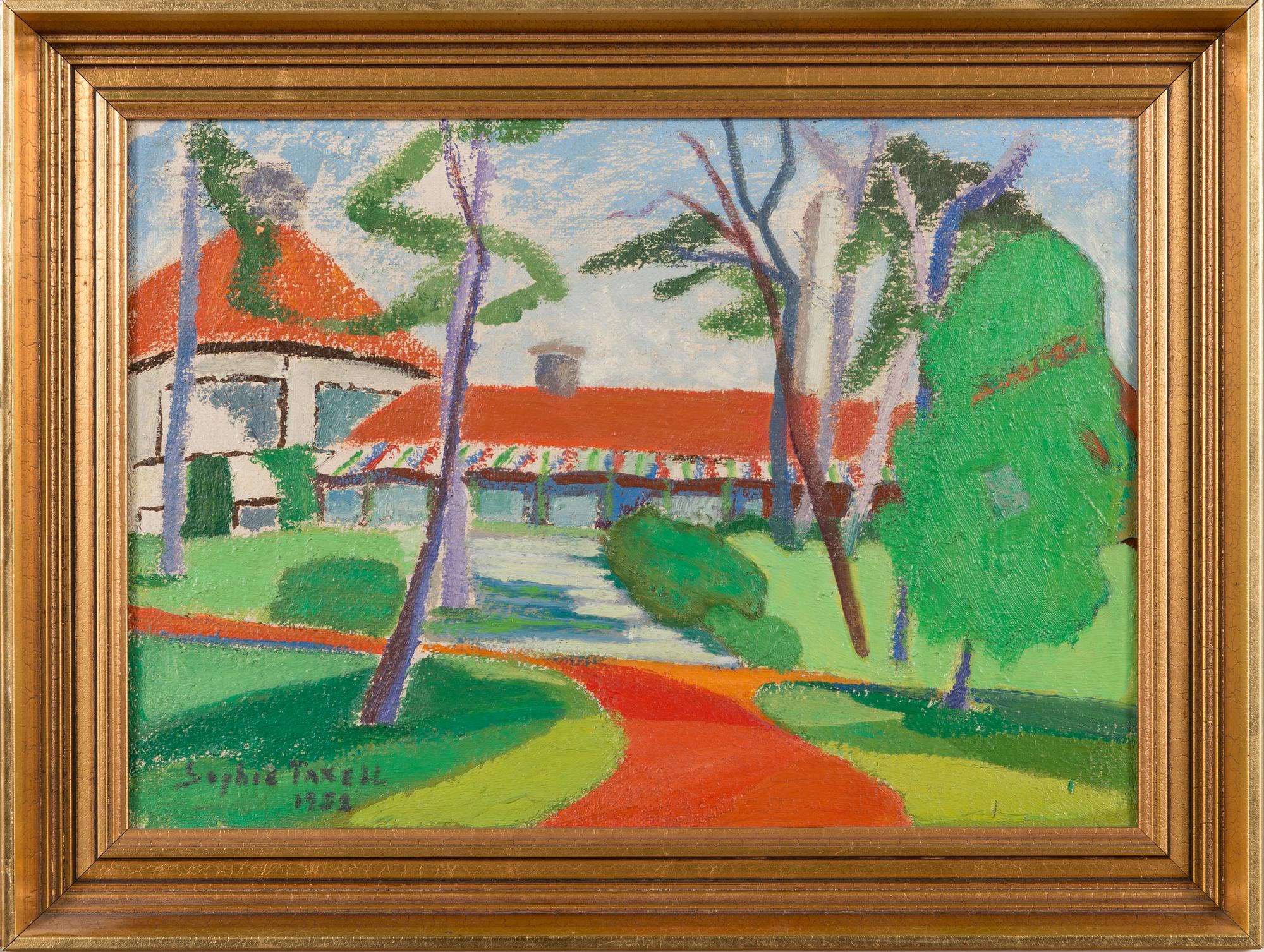 SOPHIE TAXELL, olja på duk, signerad och daterad 1952.