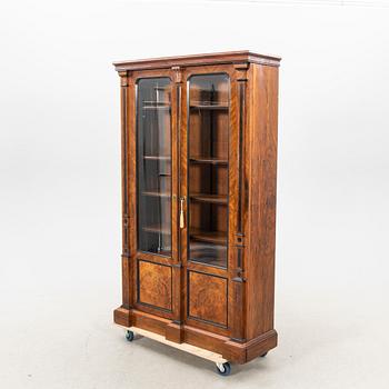 A late Empire mahogany book case.
