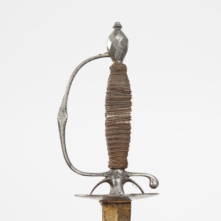 A smal sword from around the year 1800.