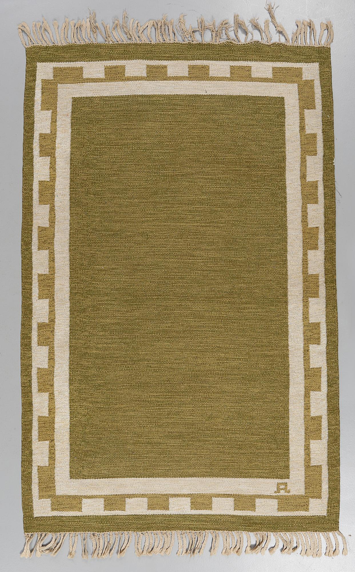 MATTA, rölakan, signerad A, omkring 1900-talets mitt, 205 x 134 cm.