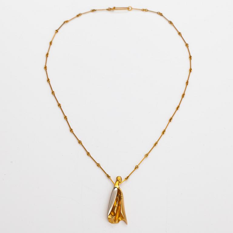 Björn Weckström, Kaulakoru "Moskittojen herra", 14K kultaa ja platinaa. Lapponia 1980.