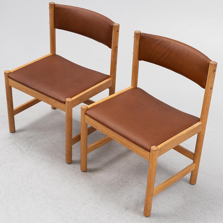 Børge Mogensen, a pair of chairs, model 575, Karl Andersson & Söner, Huskvarna, Sweden 1960s.