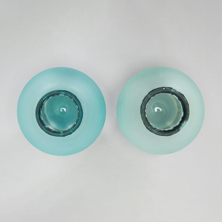 Paavo Tynell, a pair of 1930s ceiling / wall lights model 2205 for Taito.