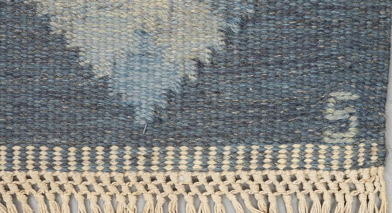 Brita Svefors, a carpet, 'Opal', flat weave, Axeco Sweden, signed S, ca 202 x 137 cm.