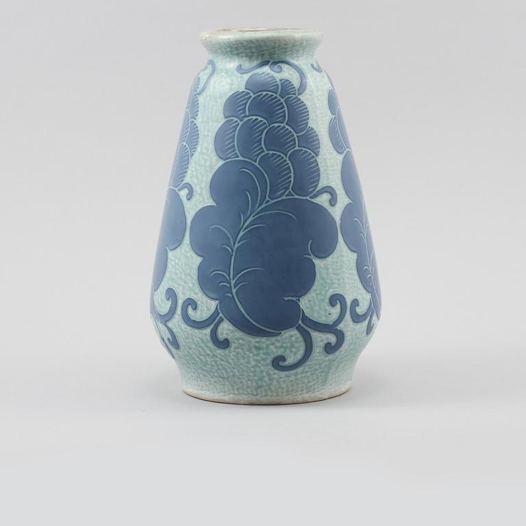 VAS, flintgods, Josef Ekberg, Gustavsberg, 1920.